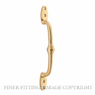 TRADCO 6688 SB OFFSET HANDLE 180MM SATIN BRASS