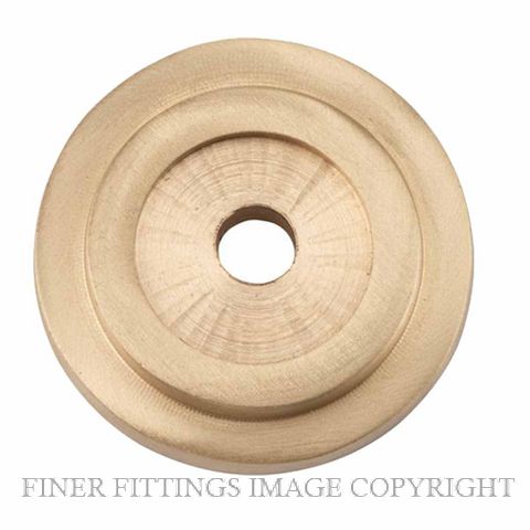 TRADCO 6699 - 6701 CABINET KNOB BACKPLATES SATIN BRASS