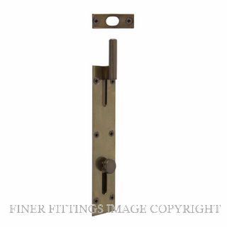 WINDSOR 5273 AB NECKED OUTWARD REVERSE BOLT 150MM ANTIQUE BRONZE