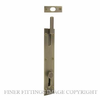 WINDSOR 5273 RB NECKED OUTWARD REVERSE BOLT 150MM ROMAN BRASS