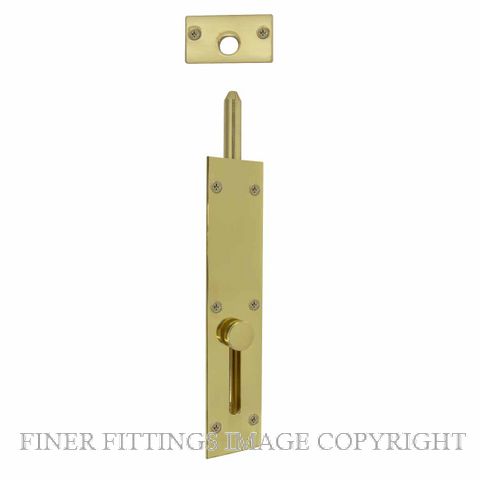 WINDSOR 5225 - 5226 UB REVERSE BARREL BOLT UNLACQUERED BRASS