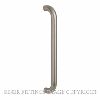 DW1685 400 16SFBN 400MM CENTRES X 16MM DIA SINGLE FRONT FIX BRUSHED NICKEL
