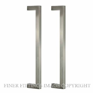DW1630 400PSS 400MM CENTRES STRAIGHT 25X25MM PER PAIR SATIN STAINLESS 304
