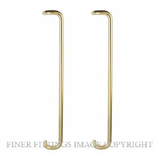 DW1674 400 19PPB 400MM CENTRES X 19MM DIA OFFSET PER PAIR POLISHED BRASS