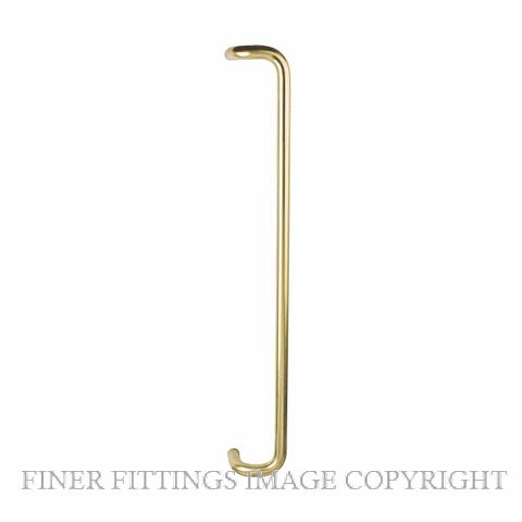 DRAKE & WRIGLEY 1674 19MM OFFSET PULL HANDLES POLISHED BRASS