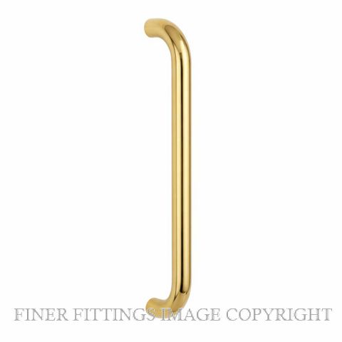 DRAKE & WRIGLEY 1685 19MM PB PULL HANDLES POLISHED BRASS
