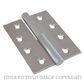 LEGGE 13211 01RH SS LIFT OFF HINGE 100X75MM SATIN STAINLESS