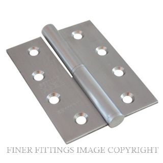 LEGGE 13211 01RH SS LIFT OFF HINGE 100X75MM SATIN STAINLESS