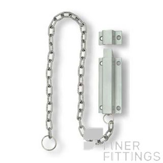 LEGGE 1851 100 SS CHAIN BOLT WITH 600MM CHAIN SATIN STAINLESS
