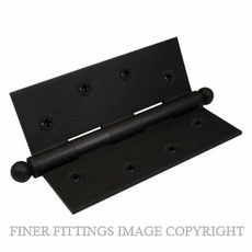 WINDSOR 5900 BLK HINGE BRASS LOOSE PIN BALL TIP 102X76 MATT BLACK