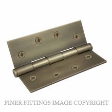 WINDSOR 5902 RB HINGE BRASS FIXED PIN FLAT TIP 102X76 ROMAN BRASS