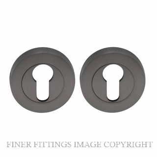 WINDSOR 9035 GN ROUND EURO ESCUTCHEON (PAIR) GRAPHITE NICKEL