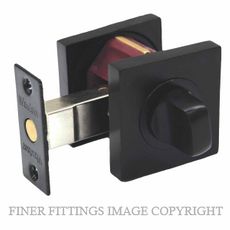 WINDSOR 9044 BLK SQUARE 55MM PRIVACY SET 60MM BOLT MATT BLACK