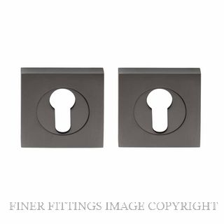 WINDSOR 9045 GN SQUARE EURO ESCUTCHEON (PAIR) GRAPHITE NICKEL