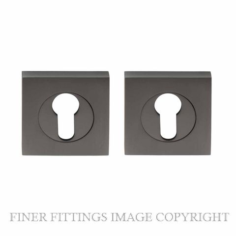 WINDSOR 9045 GN SQUARE EURO ESCUTCHEON (PAIR) GRAPHITE NICKEL