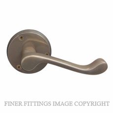 WINDSOR 3009 NB VICTORIAN LEVER ON ROSE NATURAL BRONZE