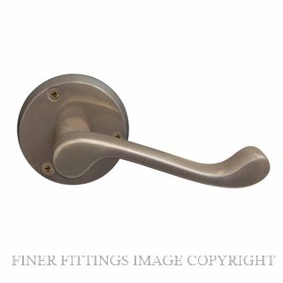 WINDSOR 3009 NB VICTORIAN LEVER LATCH ROUND ROSE NATURAL BRONZE