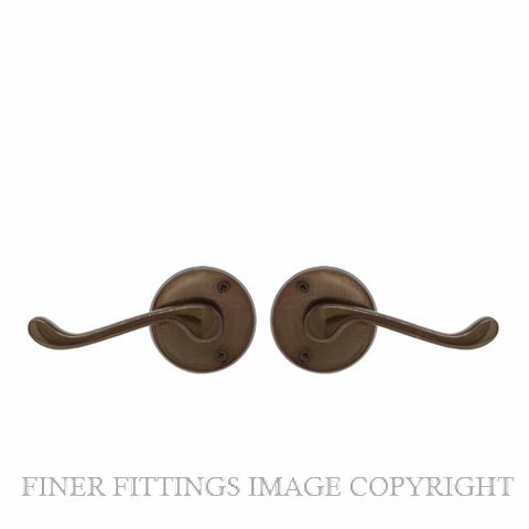 WINDSOR 3009 - 3022 NB YORK LEVER ON ROSE NATURAL BRONZE