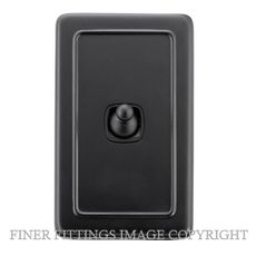 TRADCO 5352 SWITCH-TOGGLE-1 GANG MB BL 72X115 MATT BLACK
