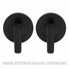 WINDSOR 9076 BLK MINI TURN SET - 54MM ROUND ROSE MATT BLACK