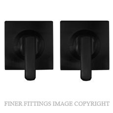 WINDSOR 9077 BLK MINI TURN SET - 54X54MM SQUARE ROSE MATT BLACK