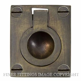 WINDSOR 5154 OR FLUSH RING 50 X 37MM OIL RUBBED BRONZE