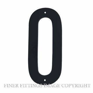 ELEMENTS 5255 200MM NUMERALS MATT BLACK