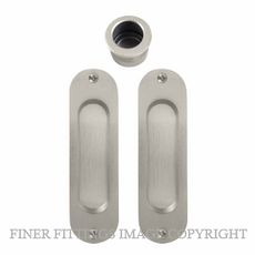 WINDSOR 8079 BN SLIDING DOOR FLUSH KIT BRUSHED NICKEL