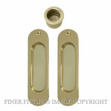 WINDSOR 8079 PB SLIDING DOOR FLUSH KIT POLISHED BRASS