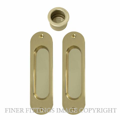 WINDOR 8079 PB SLIDING DOOR FLUSH KIT POLISHED BRASS