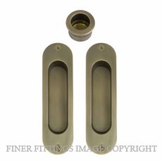 WINDSOR 8079 RB SLIDING DOOR FLUSH KIT ROMAN BRASS