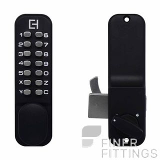 ELEMENT HARDWARE EH331-BLK DIGITAL SLIDING DOOR LOCK MATT BLACK