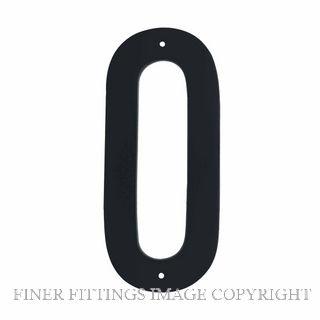ELEMENTS 5253 100MM NUMERALS MATT BLACK