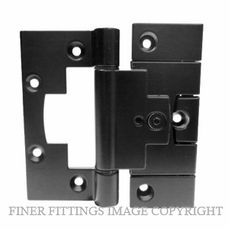 FFHD1122 HINGE - FLETCHER ADJUSTABLE TIMBER DOOR BLACK
