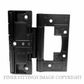 FFHD1122 HINGE - FLETCHER ADJUSTABLE TIMBER DOOR BLACK