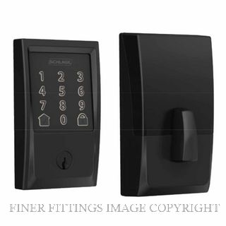 SCHLAGE SRE60120 BE489WB ENCODE SMARTLOCK MATT BLACK