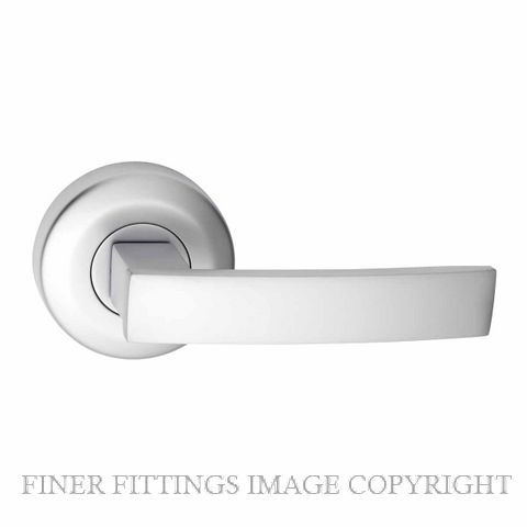 GAINSBOROUGH ANGULAR DOOR HANDLES 65MM SATIN CHROME