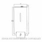 METLAM ML681SSF FOAM SOAP DISPENSER 1L CAPACITY SATIN STAINLESS