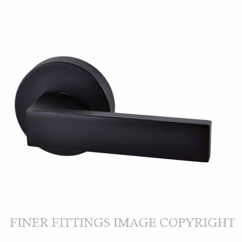 NIDUS LONSDALE ROUND ROSE HANDLE SETS MATT BLACK