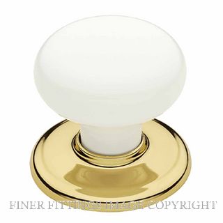 GAINSBOROUGH 1356WHIBG CLASSIC WARDROBE KNOB WHITE BG