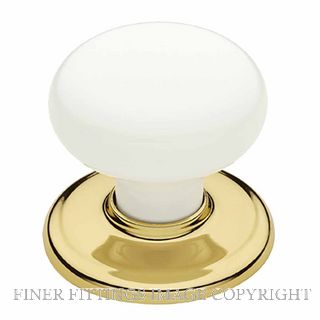 GAINSBOROUGH 1356WHIBG CLASSIC WARDROBE KNOB WHITE BG