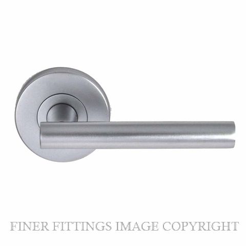 NIDUS DOMICI LEVER ON ROSE SATIN CHROME