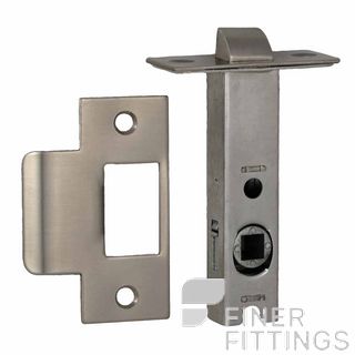 NIDUS LATDS60SS DUAL SPRUNG 60MM-7.6MM SPINDLE TUBULAR LATCH SATIN STAINLESS