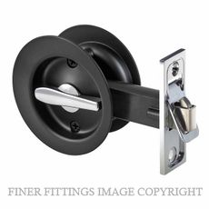 GAINSBOROUGH 395MBC CAVITY DOOR LOCK PRIVACY MATT BLACK