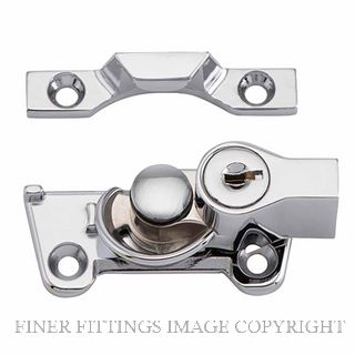 TRADCO 20314 SASH FASTENER LOCKING WIDE BASE CHROME PLATED