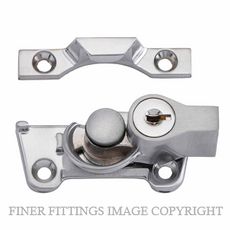 TRADCO 20315 SASH FASTENER LOCKING WIDE BASE SATIN CHROME