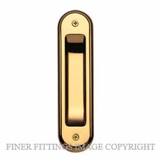 GAINSBOROUGH 390BG FLUSH PULL RADIUS GOLDTONE