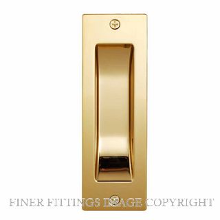 GAINSBOROUGH 392BGS FLUSH PULL RECT BG STD BRIGHT GOLDTONE