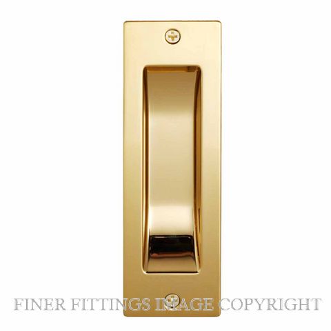 GAINSBOROUGH 392BG FLUSH PULL RADIUS GOLDTONE