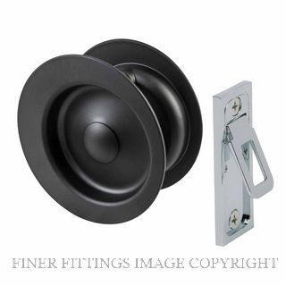 GAINSBOROUGH 396MBC CAVITY DOOR LOCK PASSAGE MATT BLACK